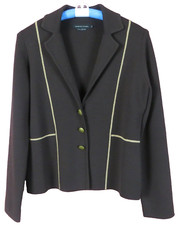SC000903- NEW ADRIENNE VITTADINI Women's Wool Cardigan Sweater Notched Collar M