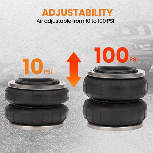 Rear Air Suspension Bag Load Assist Kit For Nissan Navara UTE D40 4WD 2004 ON - Picture 3 of 13