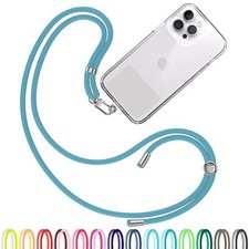 Cell Phone Lanyard Turquoise - Comfortable Universal Smartphone Lanyard - Eas...