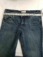 Free People men Blue Modern Jeans frayed hem size 29