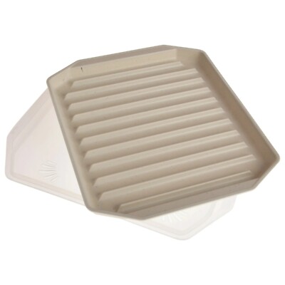 Nordic Ware Micro-Ware Covered Bacon Rack Microwave Cookware Made in USA NEW