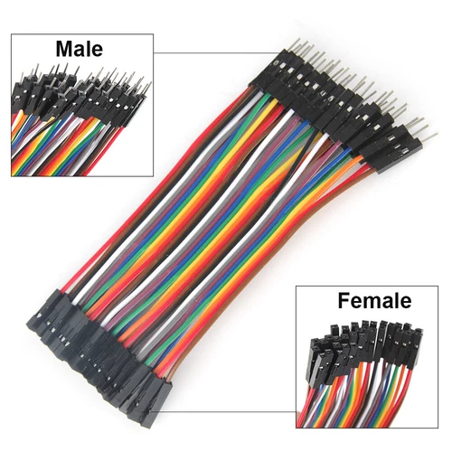 40 Pin Dupont Cables M-F, M-M, F-F Jumper Breadboard Wire GPIO Ribbon Pi Arduino - Picture 11 of 14