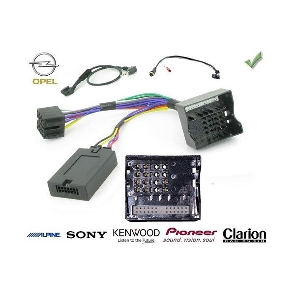 Faisceau commande au volant Opel Zafira 2012 interface autoradio Sony complet