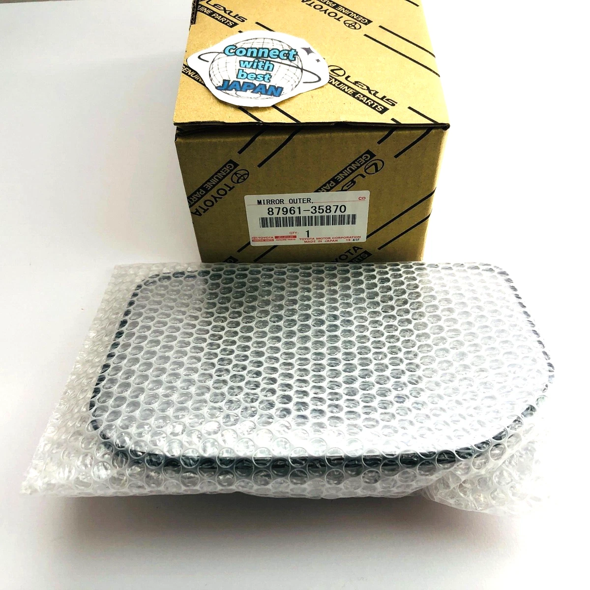 Toyota Genuine 07-14 FJ CRUISER Outer Driver Side MIRROR GLASS  