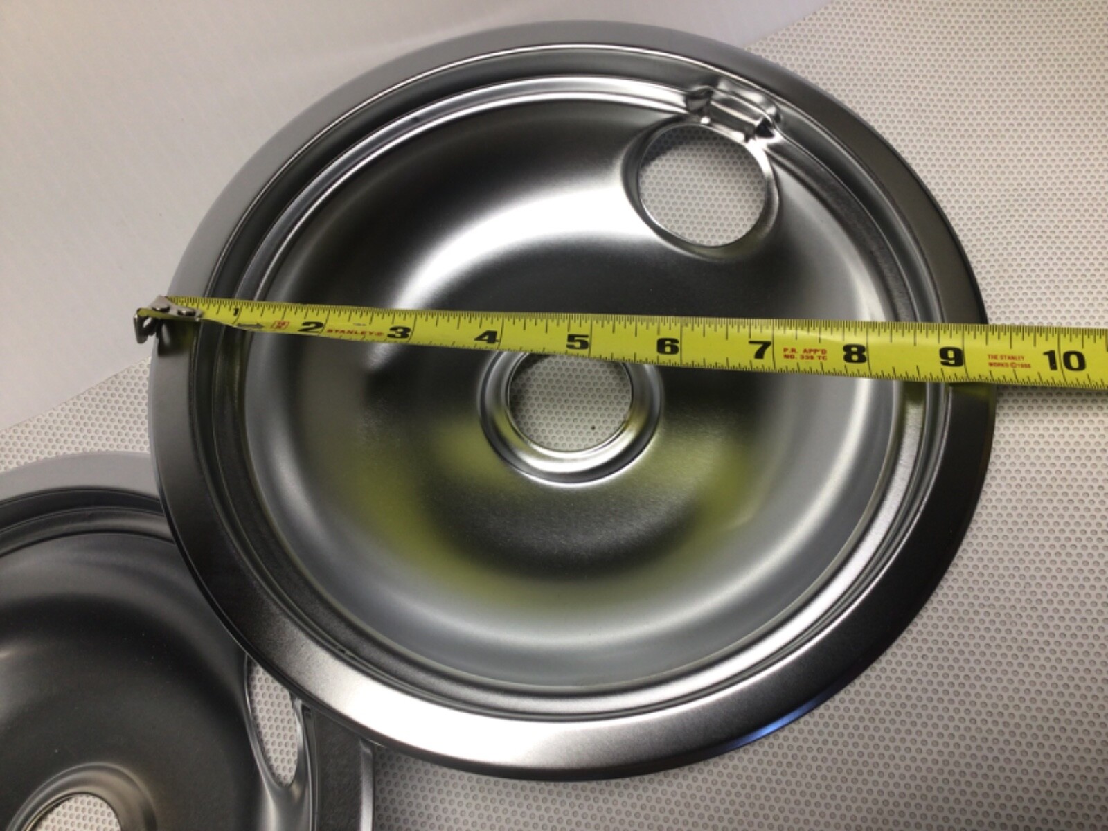 Premier 7770 Large 8” Drip Pan Burner Bowl Liner PAIR Genuine Peerless