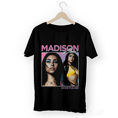【匿名発送】【新品未開封】As she pleases Madison Beer Madison Beer As She Please Cotton Black All Size Unisex Shirt