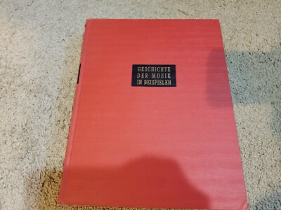 Geschichte Der Musik in Beispielen History of Music in Examples Arnold Schering
