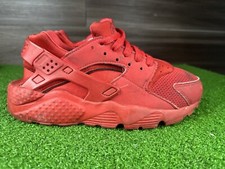 Nike Air Huarache Boys Size 5.5 Y Red Running Athletic Shoes Sneakers wms size 7
