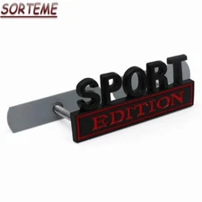 Metal SPORT EDITION Logo Front Grille Grill Emblem Badge Decal Nameplate Trim