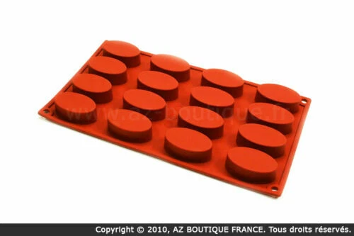 Moules à gâteaux ovales en silicone pour four de cuisine