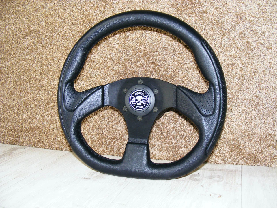 Motorsport Lenkrad Sportlenkrad 330mm Nabe Mercedes W201 W124 W126 W129 W463 G - Bild 2 von 4