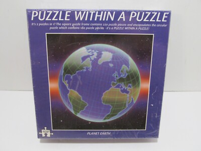 Funtime Gifts PLANET EARTH Puzzle Within a Puzzle 400 Pieces #7058 - NEW