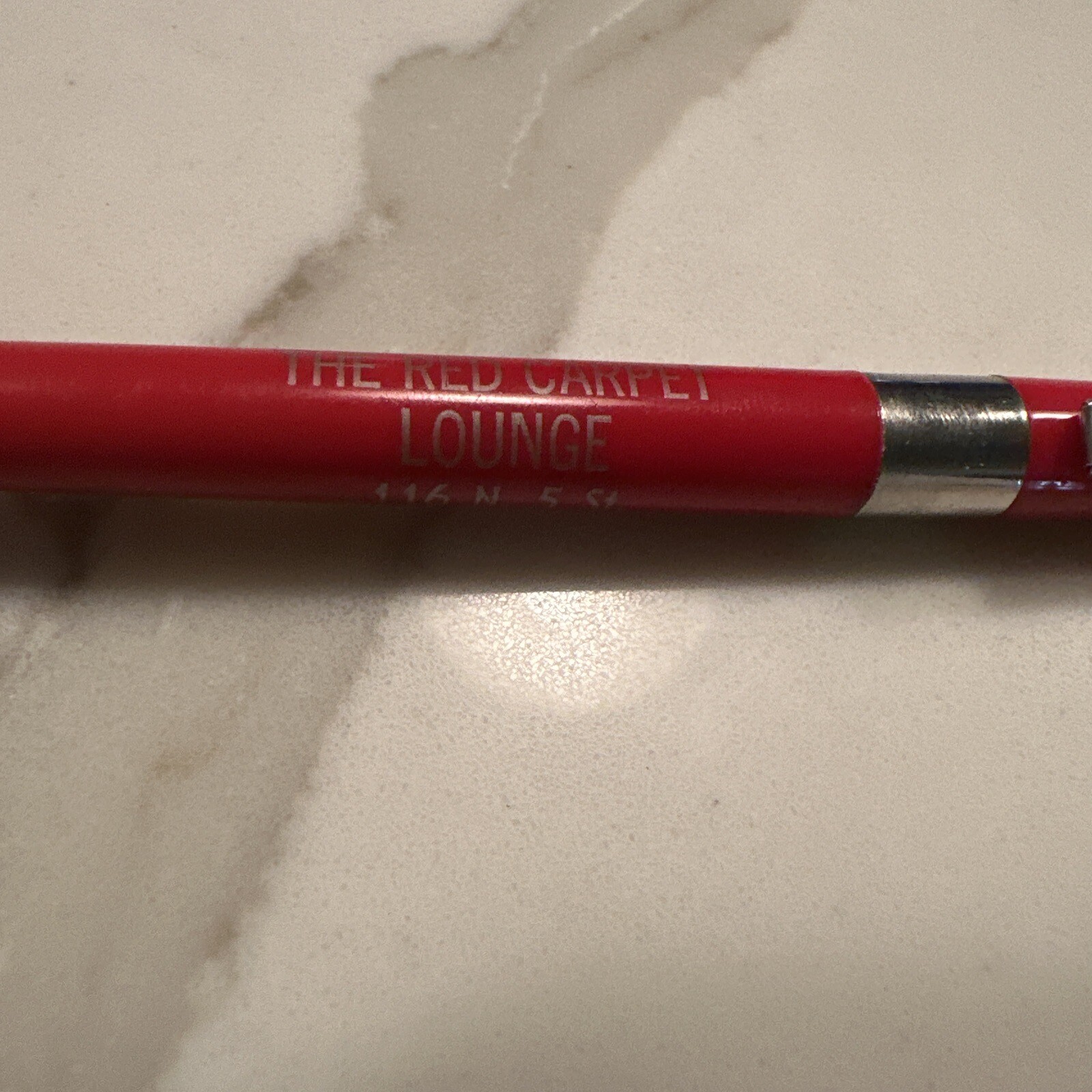 Vintage The Red Carpet Lounge Bismarck N Dakota Pen Advertisement eBay