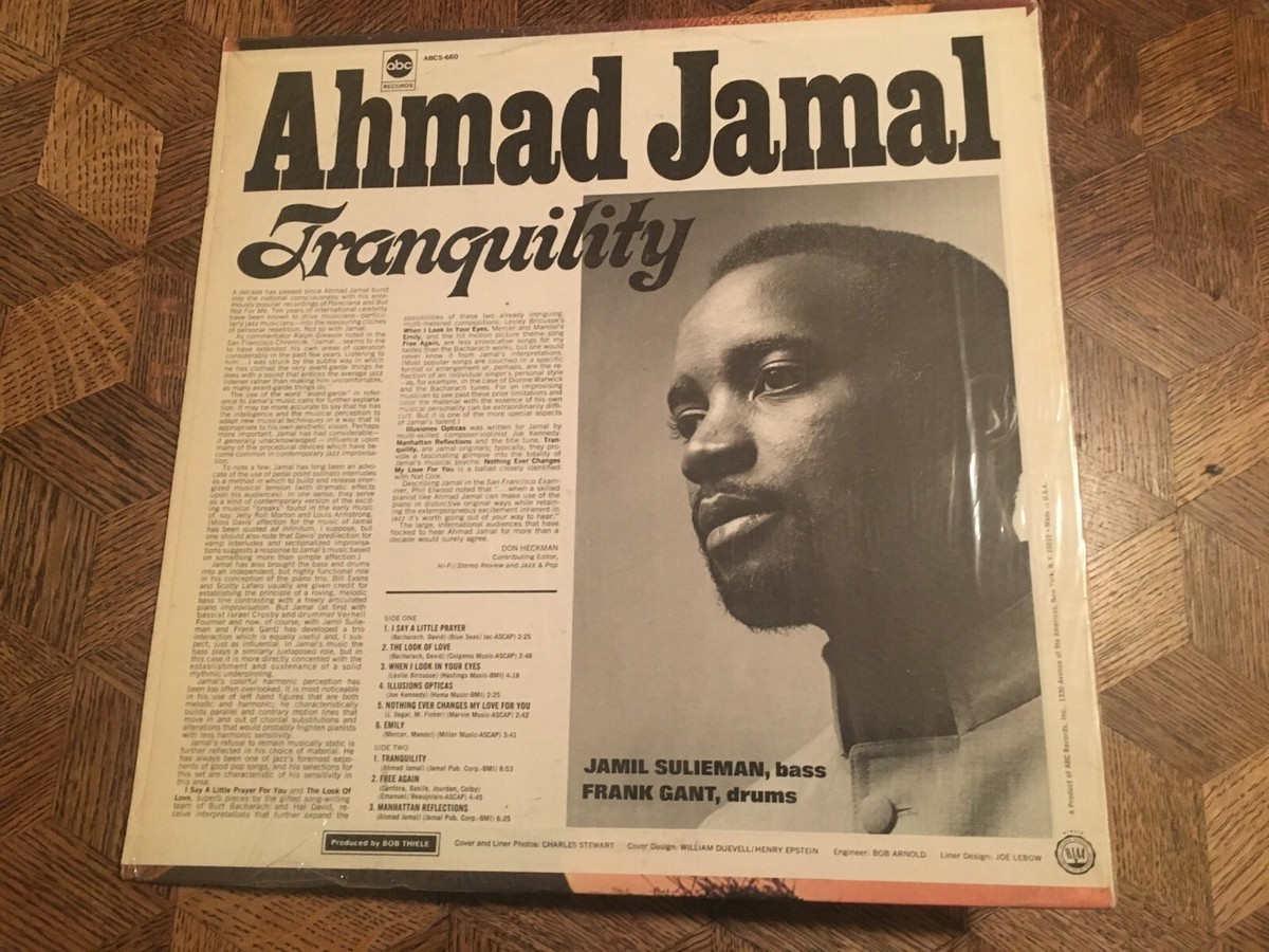 AHMAD JAMAL - Tranquility ~ ABC 660 *1968* [re-issue] w