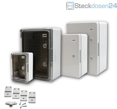 VISION Schaltschrank Leergehäuse Sicherungskasten Industriegehäuse IP65