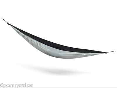 Hamac D'Extérieur Simple En Tissu De Parachute Double Couleur En Nylon