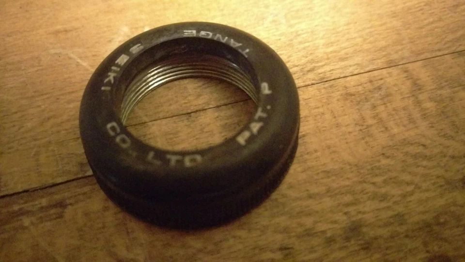 Vintage Tange Seiki 1" Rubber Bed Top Headset Cap 80 90s Japan road era Miyata - Image 4 of 4