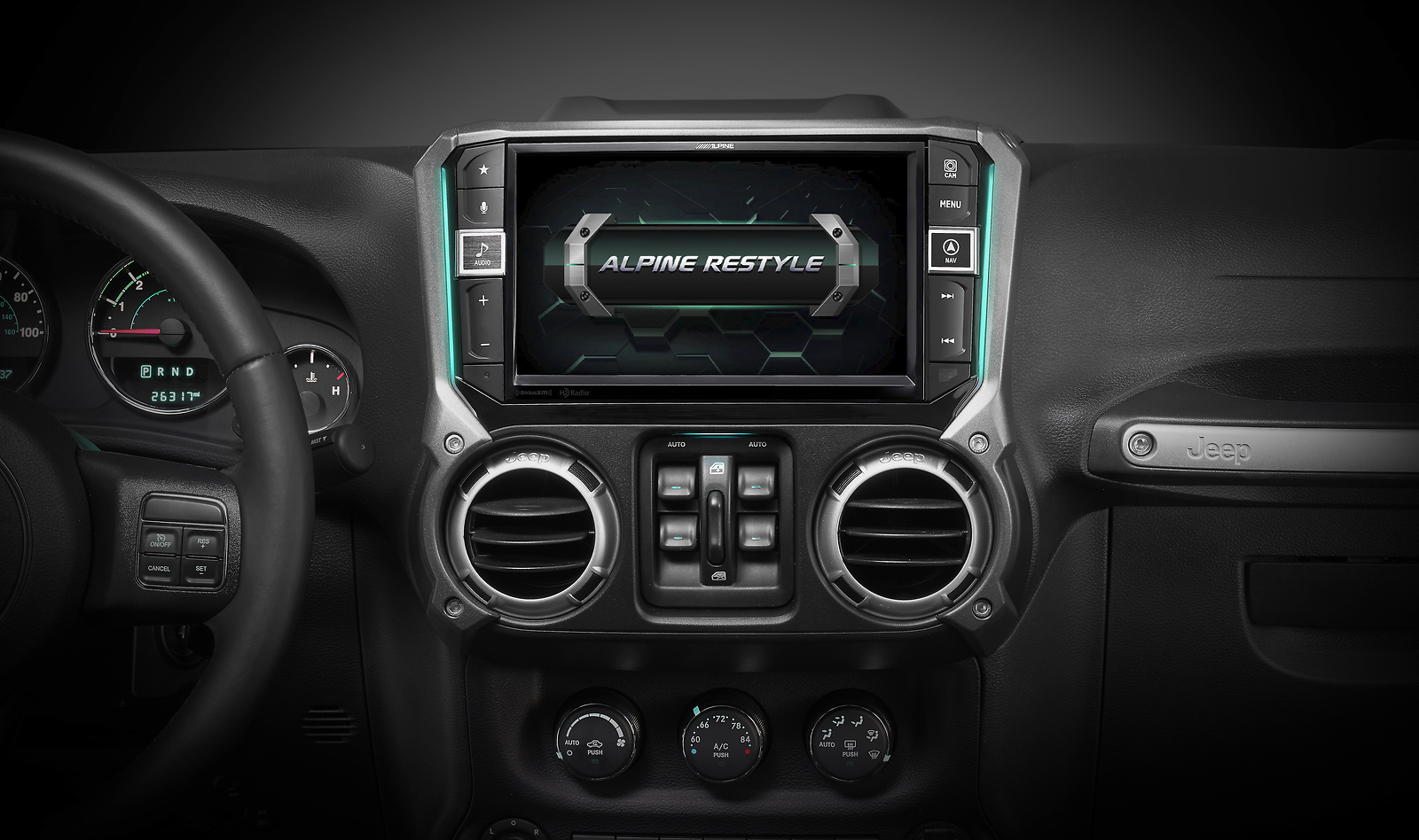 Цифровой мультимедийный ресивер Alpine i509-WRA-JK для джипов