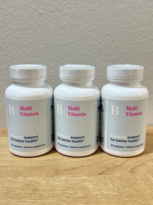 3x Bonafide Multi Vitamin - Support For Better Health- 30 Tablets Each!! 10/25