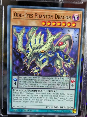 Odd-Eyes Phantom Dragon LEDD-ENC03 NM Common Yugioh Karte