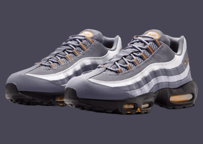 Nike Air Max 95 Wolf Grey Sundial Mens Shoes Size US 9 Casual Sneakers Rare  