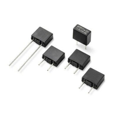 2x Miniatur Schmelz Sicherung T1A 250V TE5 8x4x8mm Träge Micro Littelfuse 392