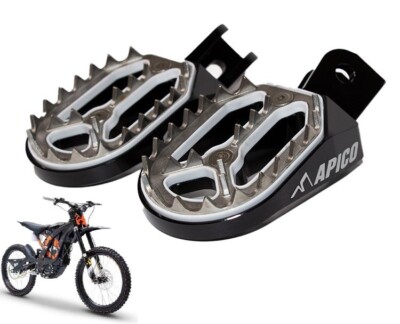 APICO PRO BITE FUSSRASTEN SCHWARZ für SURRON / TALARIA ELEKTROFAHRRAD