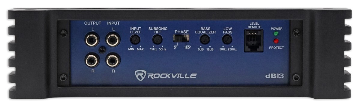 Rockville dB13 3000 Watt Peak/750w CEA rated RMS Mono 2 Ohm