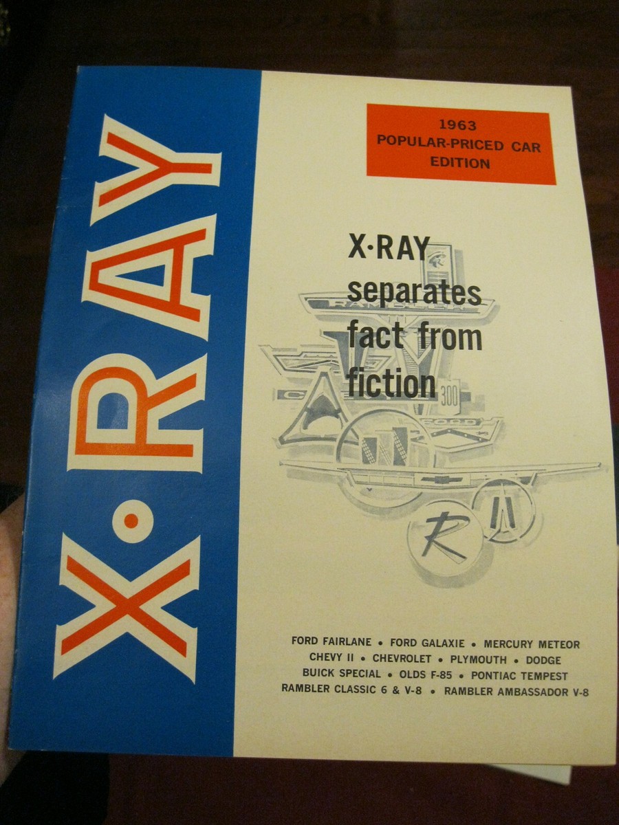 1963 Rambler Classic & Ambassador X-Ray & Sales Brochure | eBay