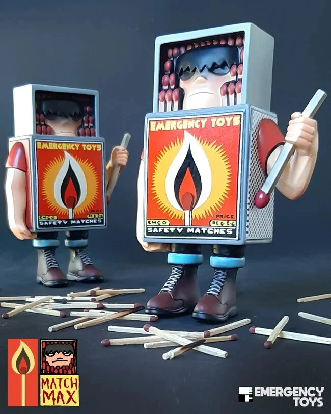 Nueva figura de juguete de diseñador MATCH MAX de Emergency Toys Foto 3 de 4