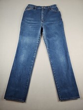 VTG 70's Wrangler No Fault Jeans Women's Size 14 Misses Blue Denim MR695KA