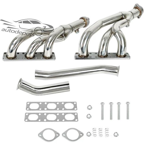4PC For BMW E46 E39 Z3 2.5L 2.8L 3.0L L6 Performance Exhaust Manifold