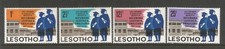 LESOTHO 1967 UNIVERSITY SET. MINT NEVER HINGED