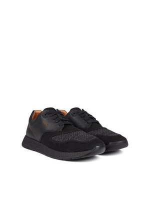 HUGO BOSS TITANIUM RUNN $299 Mens Shoes Size 11 Sneakers Black NEW