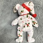 Ty Jingle Beanies Holiday Teddy Bear Holly Plush Beanbag Santa Hat 1999 — photo 2
