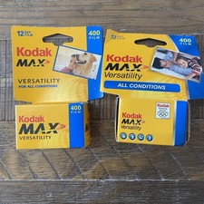 2 Kodak MAX Versatility 400 Film 12 exp Develop Before 8/04  6/07