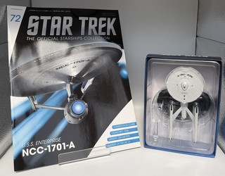 Eaglemoss Star Trek Starships Collection #72 U.S.S Enterprise NCC 1701 A y Mag