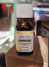 Frankincense Essential Oil in Jojoba 0.5 Oz Aura Cacia Brand New and Sealed