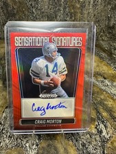 Panini Prizm Black 2025 Craig Morton Auto Dallas Cowboys /99 #SS-CMN