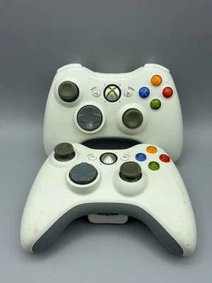 Lot de 2 manettes Xbox 360 – Microsoft Xbox 360 - Photo 1/2