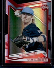 2022 Panini Elite Extra #129 Chase Meidroth Prime Numbers B Die Cut
