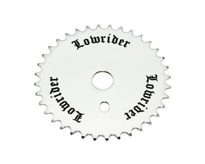 Lowrider Fahrrad Kettenblatt 36 Zähne ''Lowrider'' Chrom