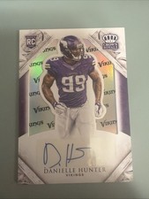 Danielle Hunter 2015 Crown Royale Rc Rookie Auto Team Name /25 Sp Vikings