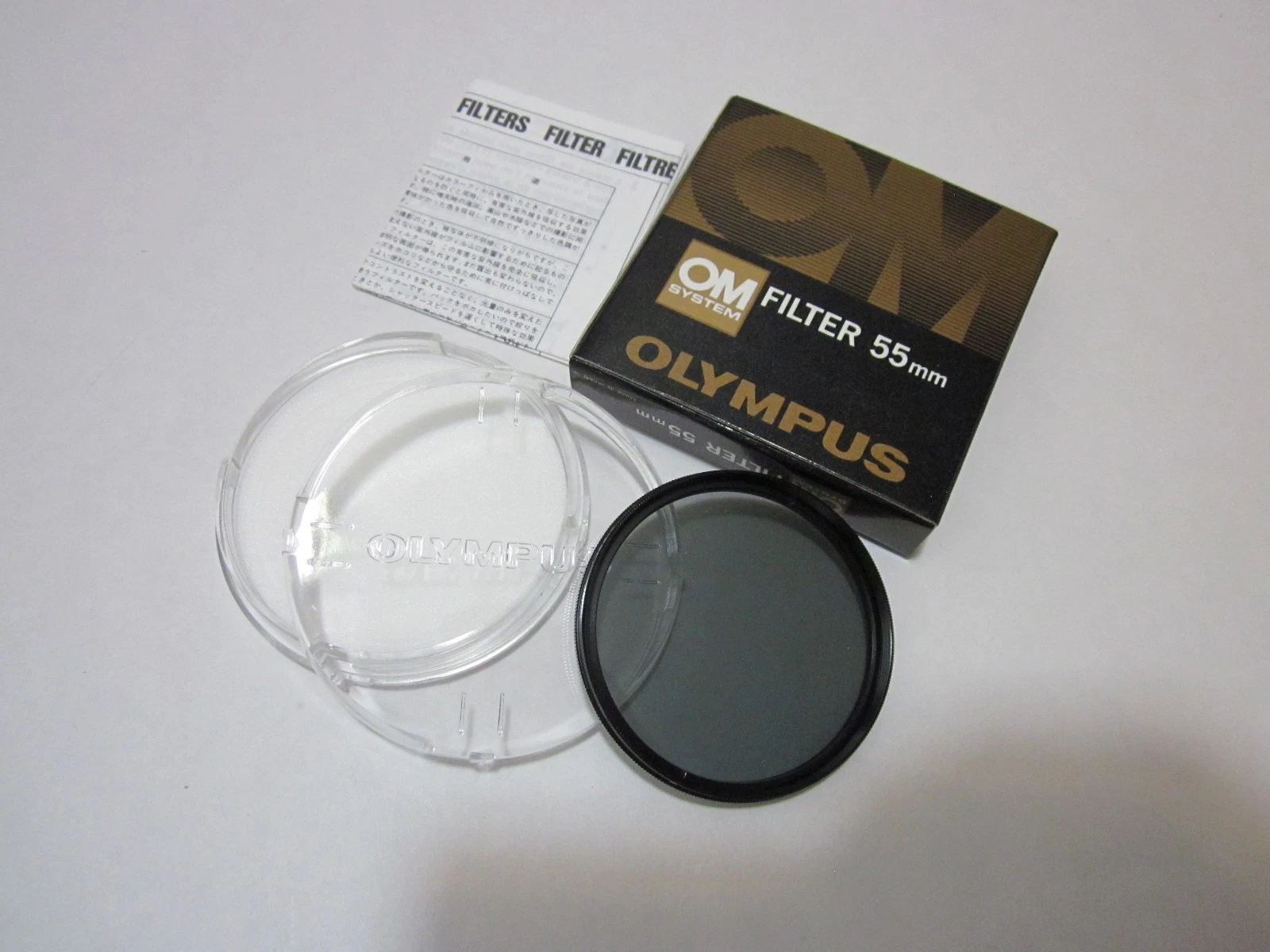 Genuine Olympus OM System 55mm Circular Polarizer Cir-Pol Filter