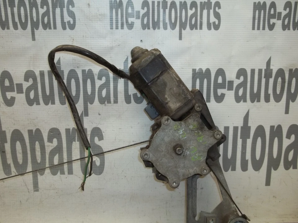 1984-1993 Mercedes-Benz 190E 190D Right Passenger Rear Window Regulator & Motor - Image 2 of 4