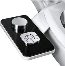 SAMODRA Self Cleaning Non Electric Cold Water Toilet Seat Bidet Attachment -...