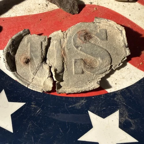 Dug Civil War 💥 🇺🇸 💣 U.S. Cartridge Box Plate