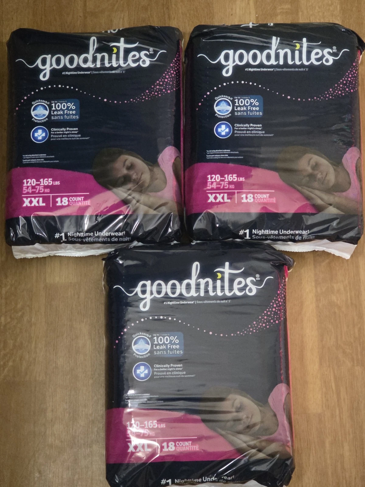 Goodnites Girls Nighttime Bedwetting Underwear Huge Size Diapers- XXL - 54ct
Opens in a new window o