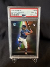 2023 Bowman Bowman Spotlights Michael Harris II RC PSA 10