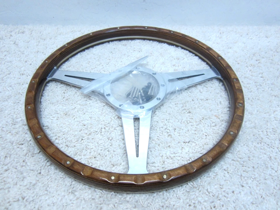 Sunbeam Tiger LHD 1964-1967 dirección de grano de madera nueva con botón de bocina Morgan #etc Foto 3 de 4